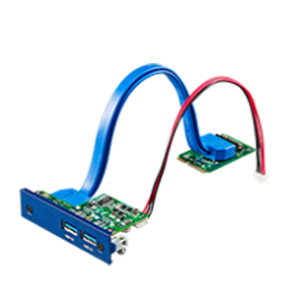 Advantech’s PCM-24U2U3 series are iDoor Module with 2-Port USB 3.0, mPCIe, USB-A type